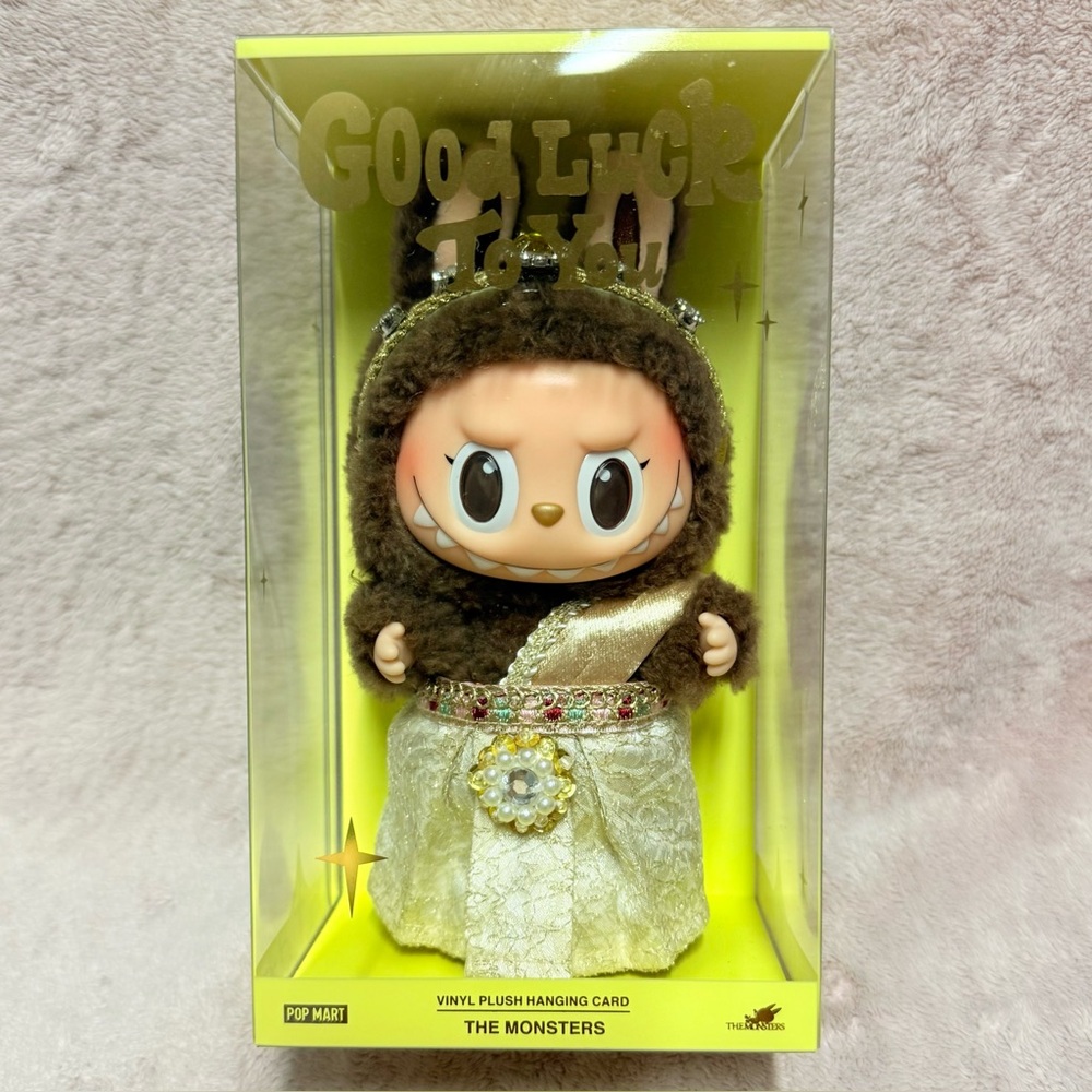 Pop Mart Labubu “Good Luck To You” Thailand Exclusive vinyl face plush pendant